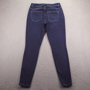MAURICES M Jeans Size MEDIUM Mid Rise Skinny Dark Wash Denim 29x28